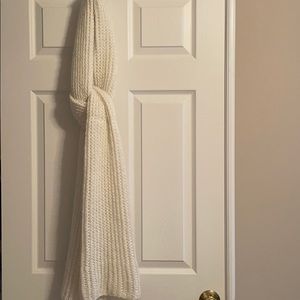 Cream Knit Scarf